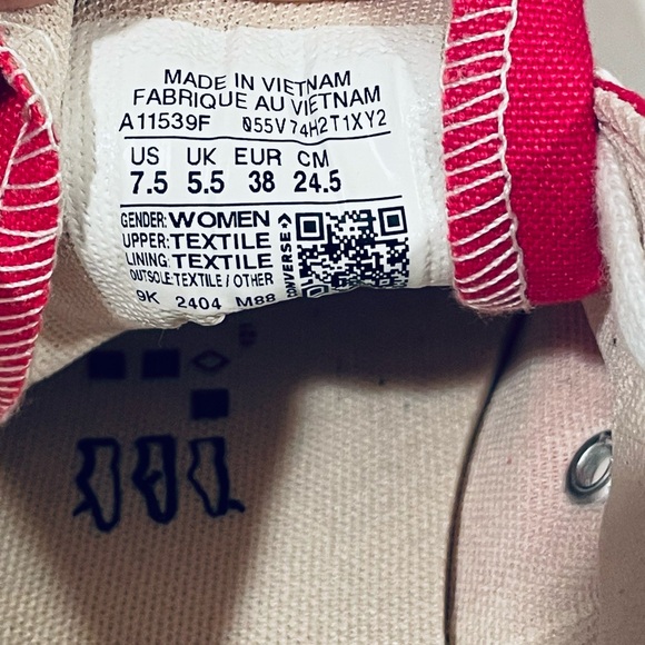 Converse Chuck Taylor All Star Double Stack Platform Low-tops. Hot Oz Pink. - Picture 11 of 11